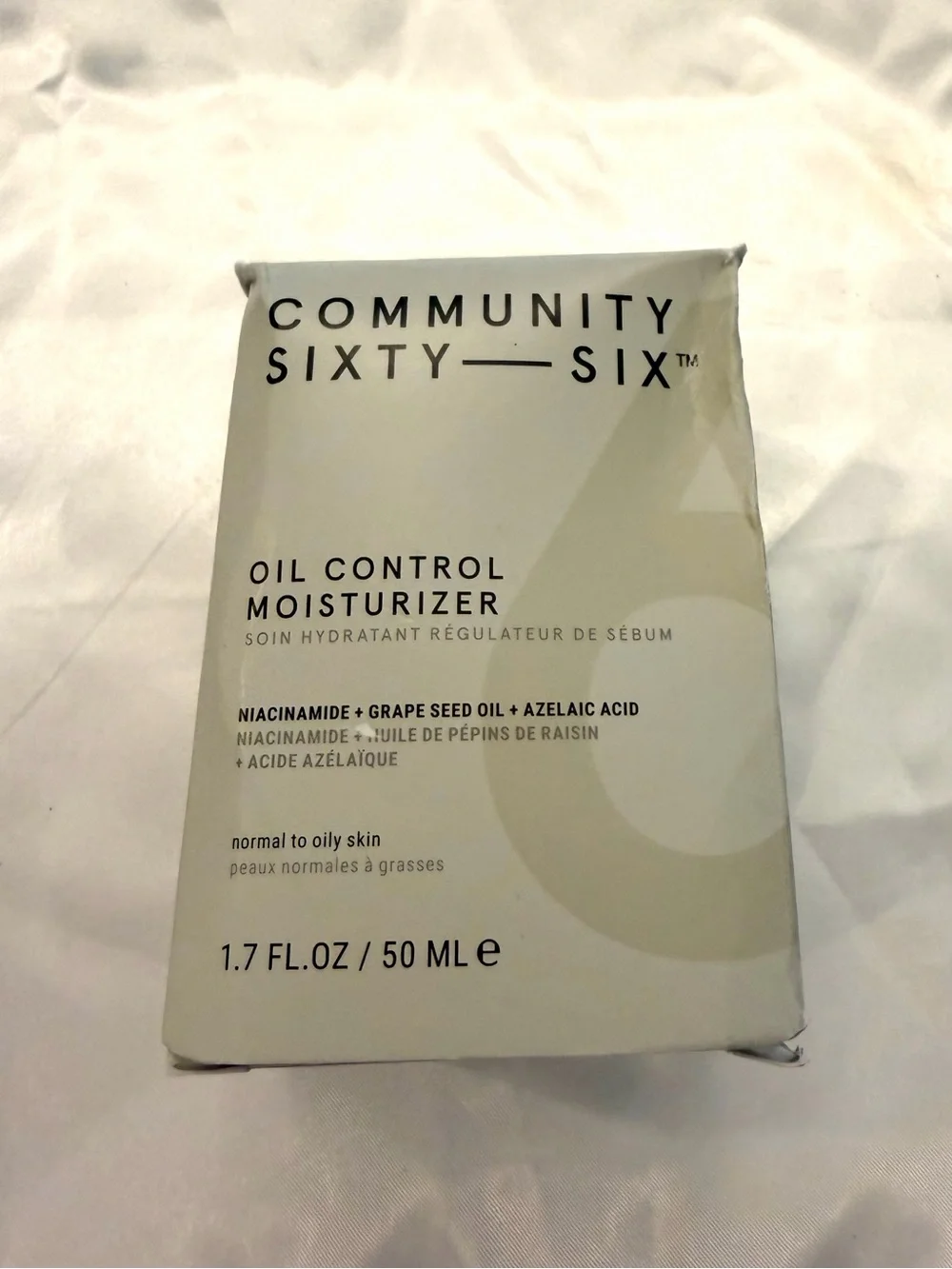 Community Sixty Six Oil Control Moisturizer 1.7 fl oz Lightweight Face Cream New